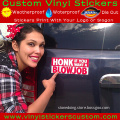 funy bumper stickers style and custom vinyl stickers printed